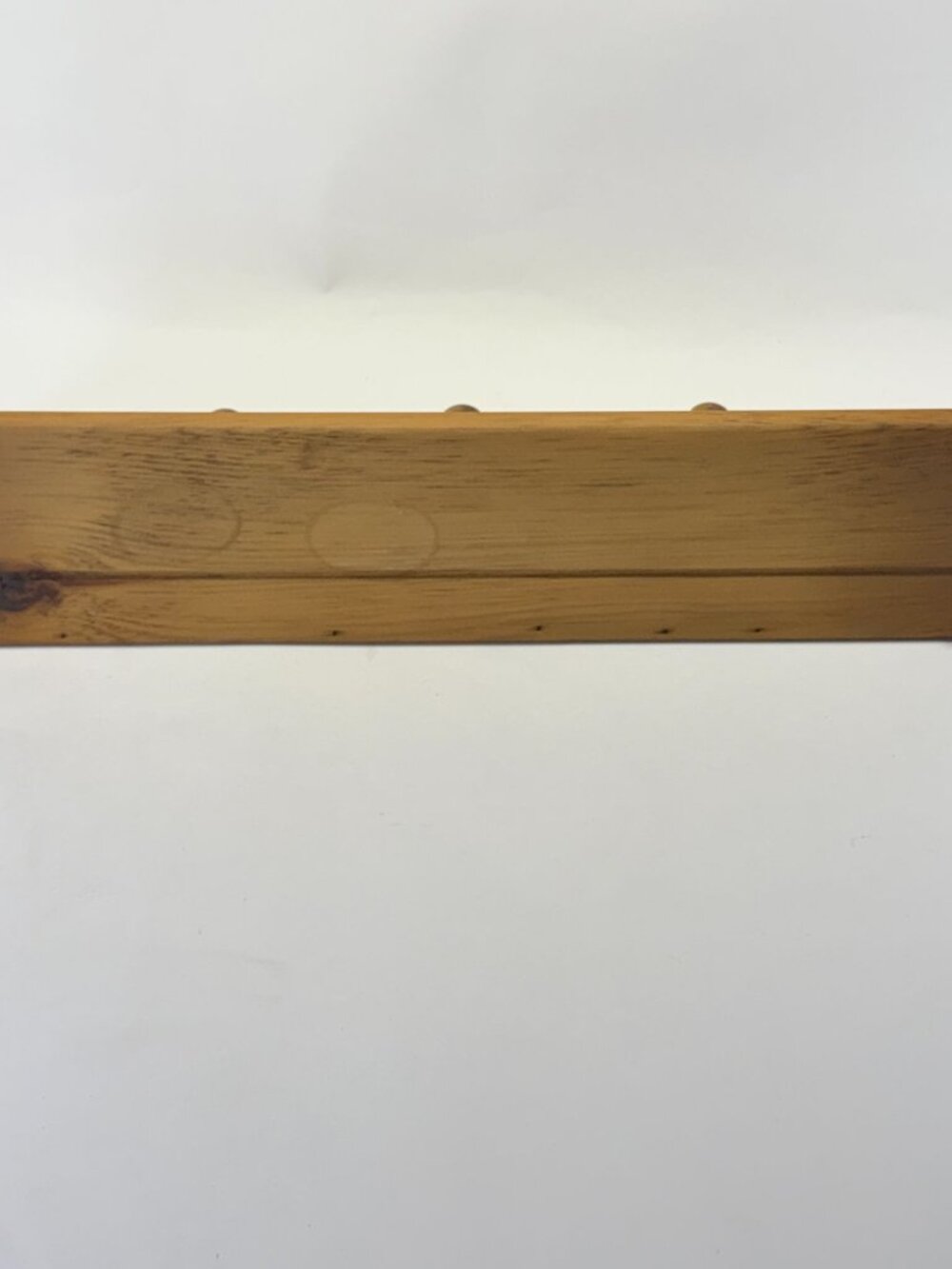 Wooden Shelf Wall Mounted With 3 Peg Hooks Decor Rustic Coat Hook - Picture 5 of 9